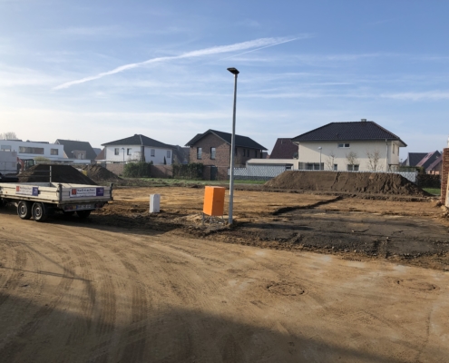 Neubau Einfamilienhaus in Borken Rohbau Fundament Erdarbeiten Naßmacher Bauunternehmung