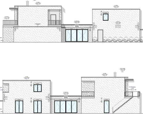 Neubau Einfamilienhaus in Meerbusch Rohbau Fundament Erdarbeiten Naßmacher Bauunternehmung